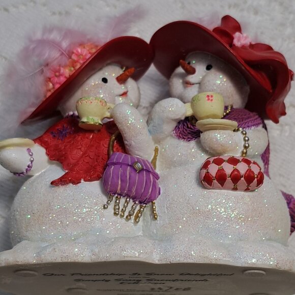 Simply Sassy Snowfriends Hamilton Collection Our Friendship Is Snow Delightful - Picture 2 of 6